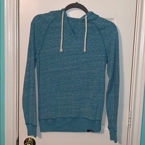 Aeropostale Blue Hooded Shirt